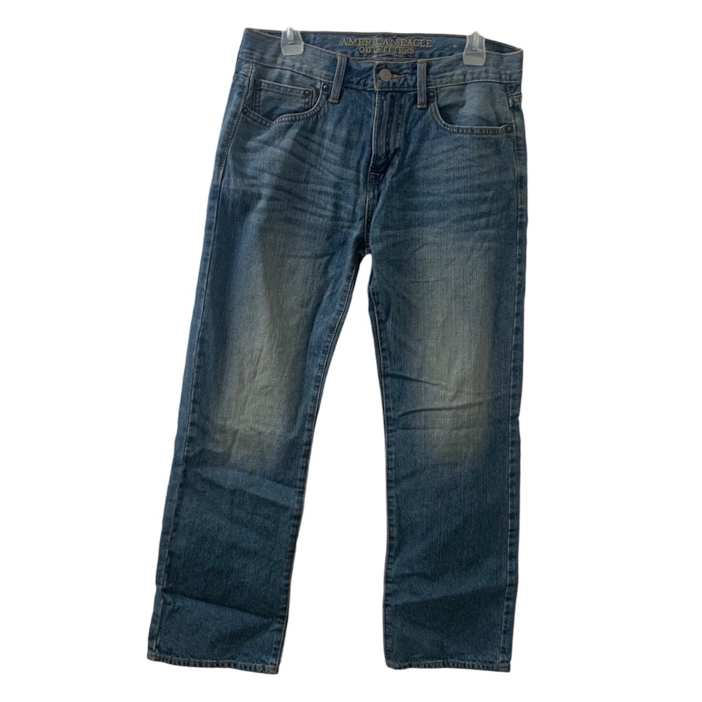 American Eagle AEO Men's Medium Wash Jeans Original Boot Cut Size 30/30